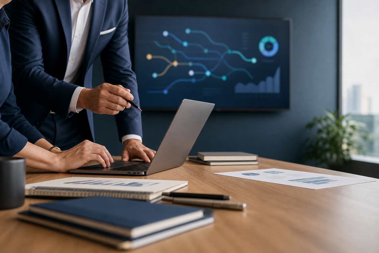 A purpose-built business decision system in use